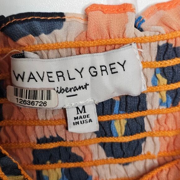 Waverly Grey Printed Sally Dress Size M Leopard Print Mini Fitted Ruffle Beach - Picture 7 of 9